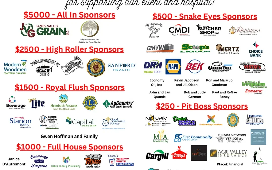 Thank you to all who donated and attended the 2026 Casino Night Fundraiser!